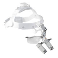 Imagen de Lupas Binoculares Heine HRP 4x/340mm con I-View (soporte de lupas girable) para Gafas en Maletín.